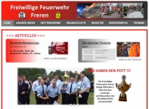 Neue Homepage Feuerwehr Freren