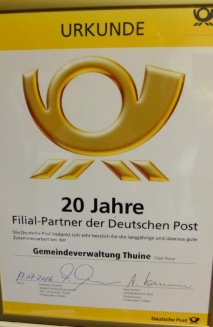 Die Poststelle in Thuine bewährt sich seit 20 Jahren  