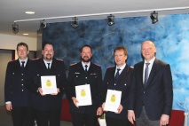 Ernennung von Ehrenbeamten der Freiwilligen Feuerwehr der Samtgemeinde Freren