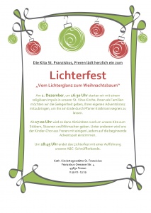 Lichterfest in Kita St. Franziskus