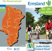 Staffel-Radeln als Eröffnungsveranstaltung zur Emsland-Route vom 22. bis 24. Juni 2018