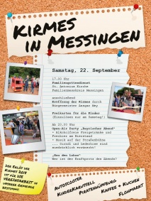 Kirmes in Messingen vom 22. September bis 24. September 2018