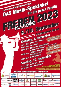 Landesmusikfest Freren ALLEGRO 2023