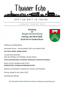 Thuiner Echo Online-Ausgabe